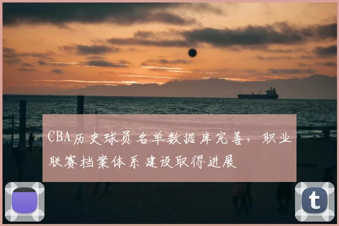 CBA历史球员名单数据库完善，职业联赛档案体系建设取得进展